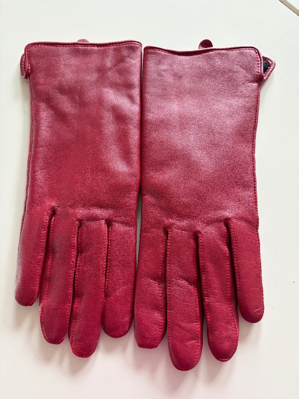 3M Thinsulate Red Leather Insulated Gloves Women's M